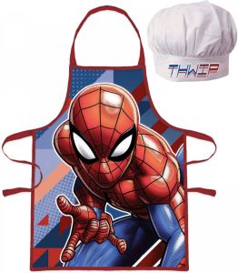 Shoppartners Kids Licensing Kookschort Spider-man Katoen Blauw rood 2-delig
