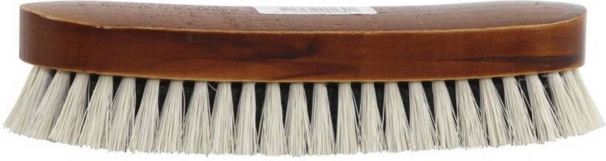 Merkloos Kledingborstel van hout met kunstvezel 17 cm plumeaus