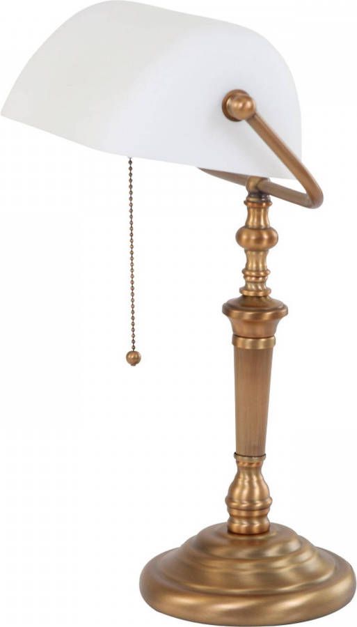 Steinhauer Lightning klassieke tafellamp glas brons