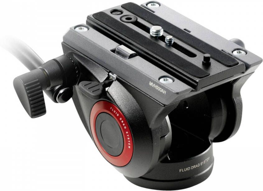 Manfrotto MVH500AH Fluid Video Head Flat Base | Statiefkoppen | Fotografie Statieven | MVH500AH