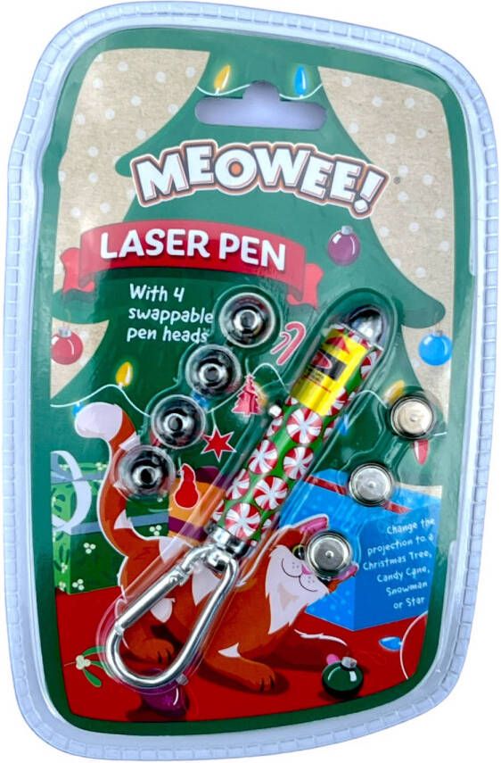 Merkloos Meowee Kerstlaserpen Laserpen Voor de Kat