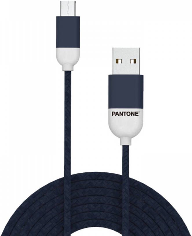Celly Micro-USB Kabel Zwart Rubber Pantone