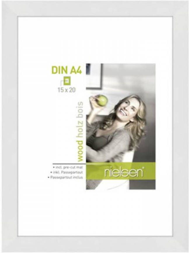 No brand Nielsen fotolijst Apollon passe-partout 21 x 29 7 cm hout wit