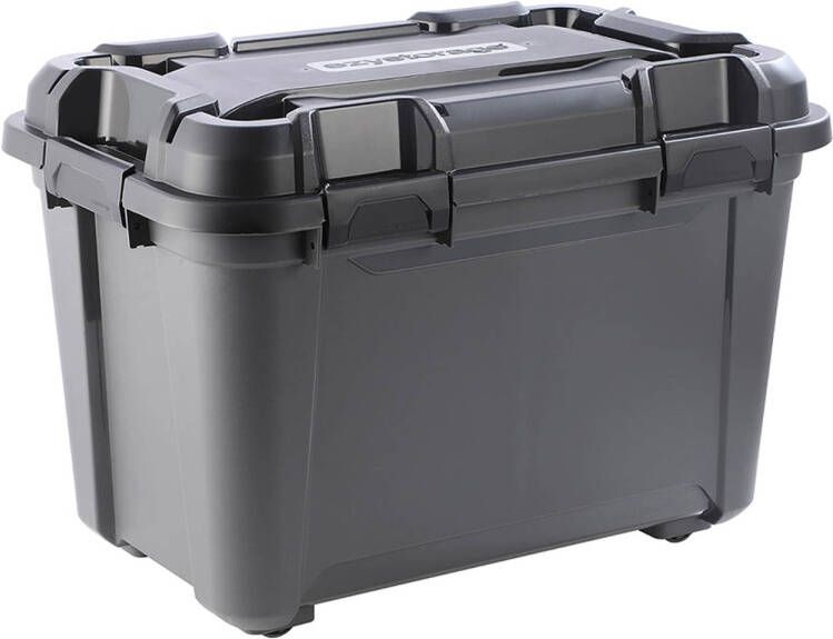 Merkloos Opbergbox Heavy Duty Ezystorage 55 liter rolbaar Waterdicht