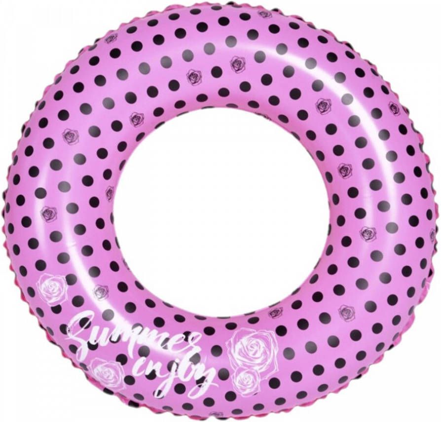 Shoppartners Opblaasbare zwembad band ring roze 90 cm Zwembanden