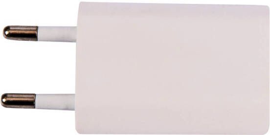 Merkloos Opladers 5W Adapters Wit USB Oplader Met Kortsluiting Bescherming Universele Oplader Voeding Adapter