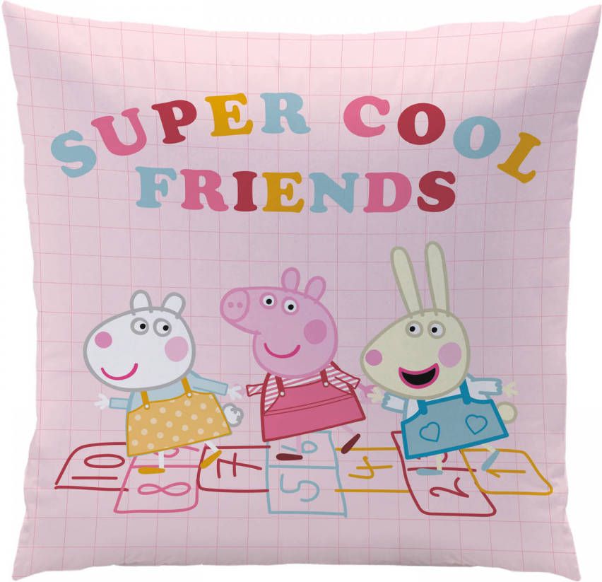 SimbaShop Peppa Pig Kussen Super Cool 40 x 40 cm Polyester