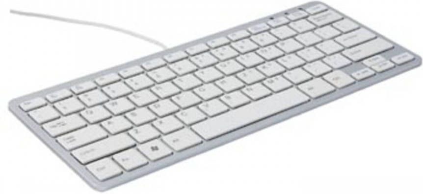 Merkloos R-Go Compact toetsenbord qwerty