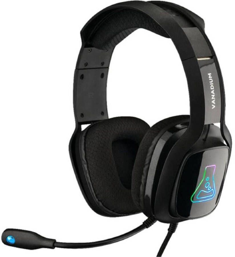 Merkloos RGB Gaming Headset PC PlayStation Xbox Zwart