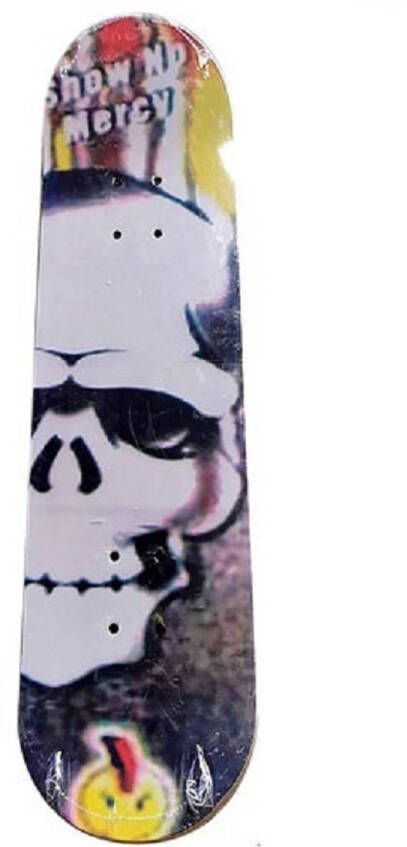 Merkloos Schedelprint skateboard 81 cm Skateboards