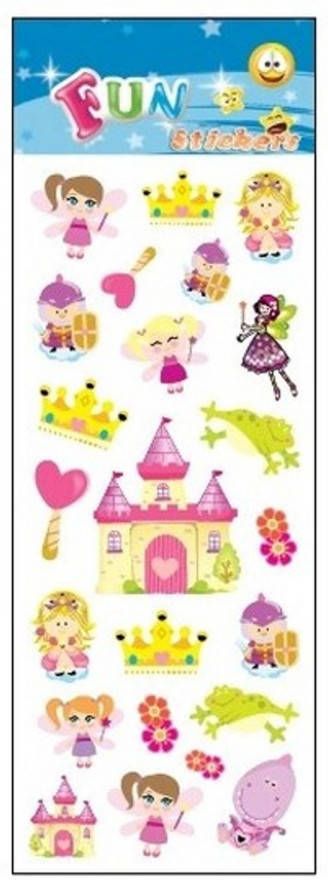 Merkloos Stickervel prinsessen feeen Stickers