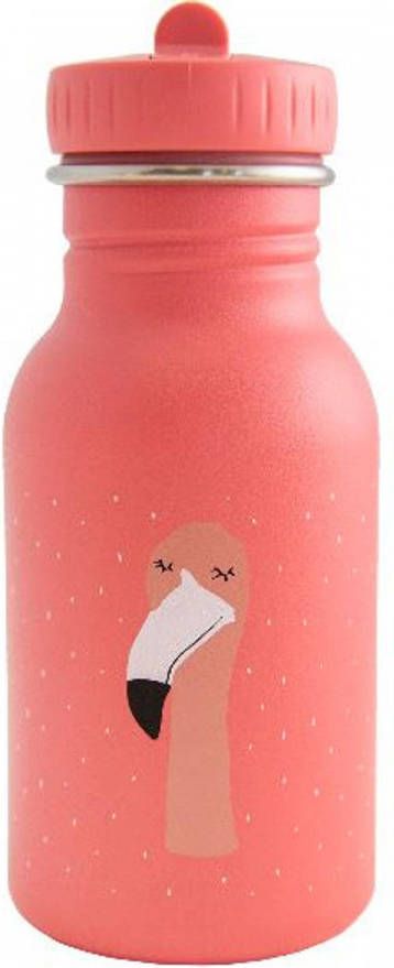 Fan Toys Trixie drinkbeker Mrs. Flamingo junior 350 ml RVS roze