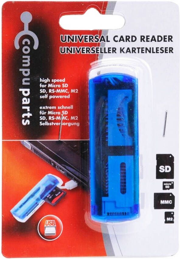 Merkloos USB Kaartlezer Geheugenkaarten Micro SD RS-MMC