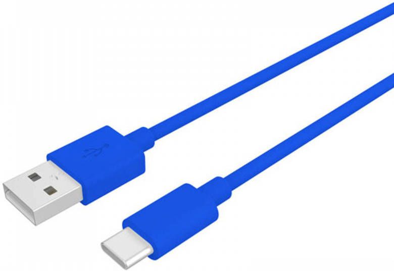 Celly USB-Kabel Type C 1 meter Blauw PVC Procompact