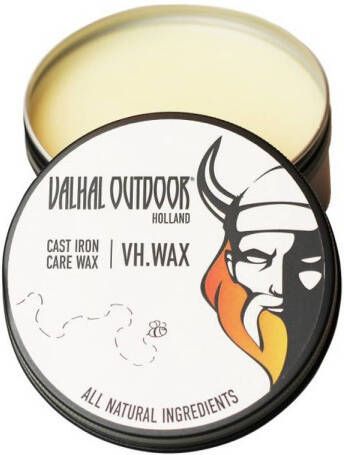 Valhal Outdoor wax voor gietijzeren pannen 125gr verzorging onderhoud en inbranden VH.WAX - Foto 2