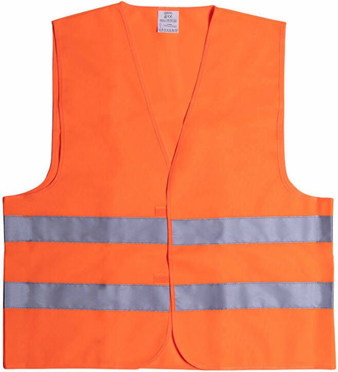 Merkloos Veiligheidshesje met Reflectie Veiligheidsvest Reflectievest Veiligheidshesje Oranje Veiligheidshesje