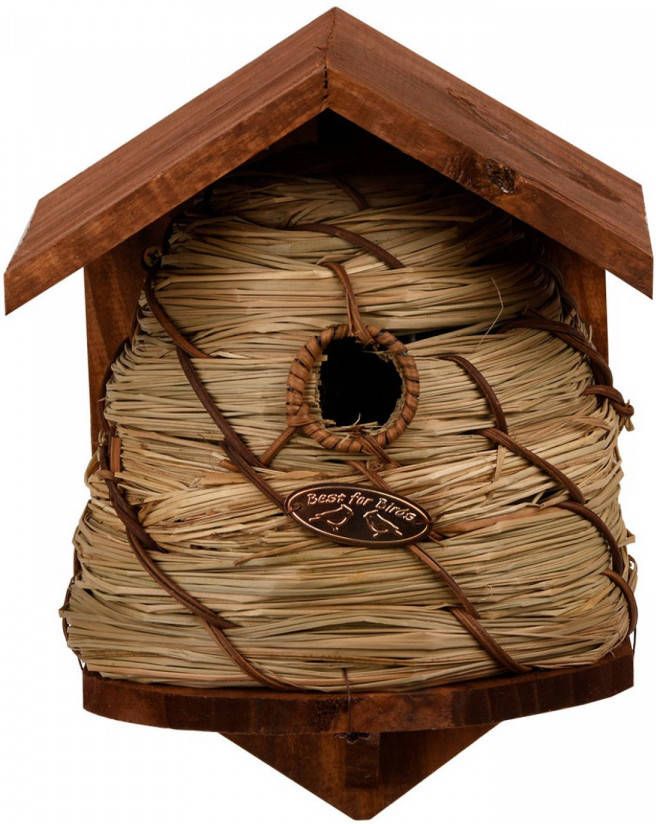 Merkloos Vogelhuisje nestkastje Bijenkorf 25.8 Cm Vogelhuisjes