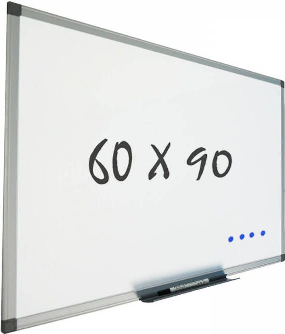 IBuy24 Whiteboard Voor Wandmontage Magnetisch 60x90 Cm