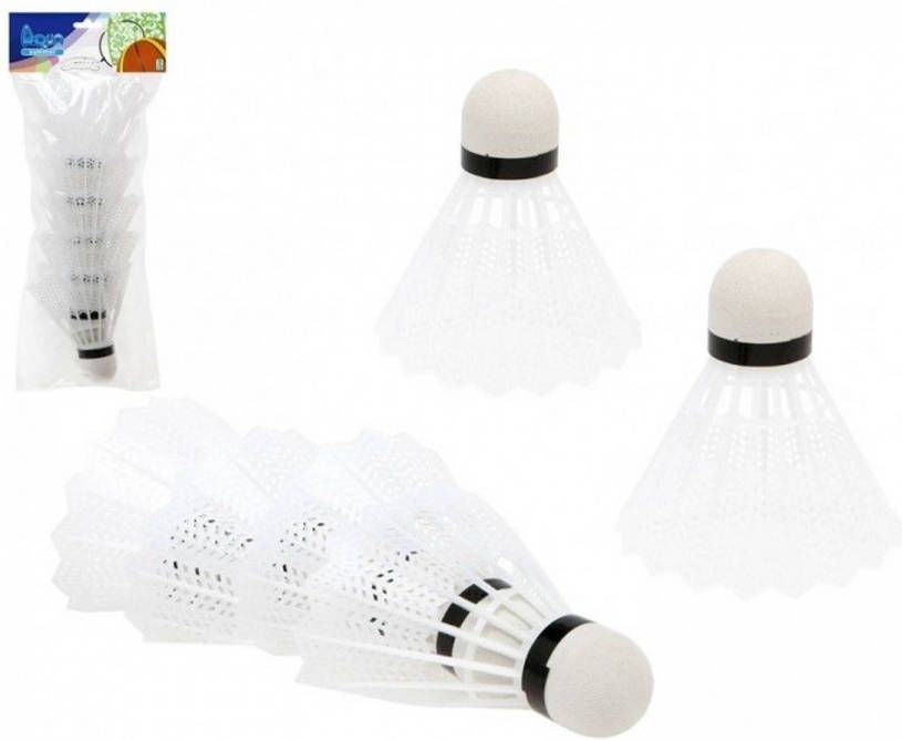 Dobeno Witte badminton shuttles 18x stuks Sport speelgoed Voordelig geprijsd
