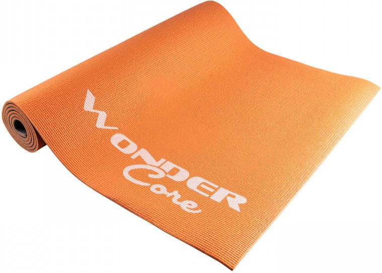 Wonder Core Twin Color Yoga Mat Oranje Grijs