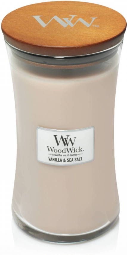 Woodwick Vanilla & Sea Salt Vase (vanilla and sea salt) Scented candle