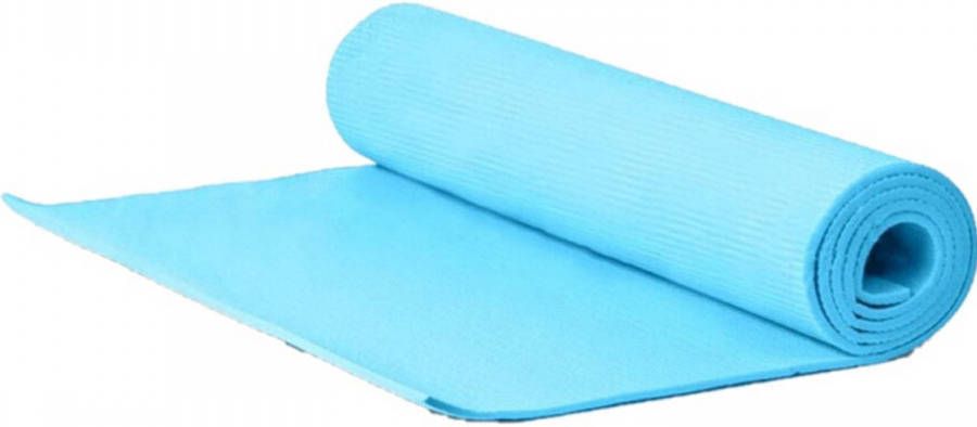 Shoppartners Yogamat fitness mat blauw 180 x 50 x 0.5 cm Fitnessmat