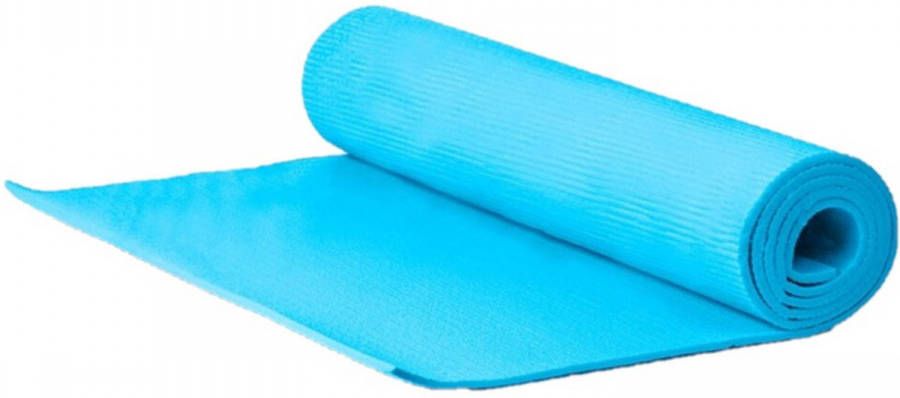 Shoppartners Yogamat fitness mat blauw 183 x 60 x 1 cm Fitnessmat