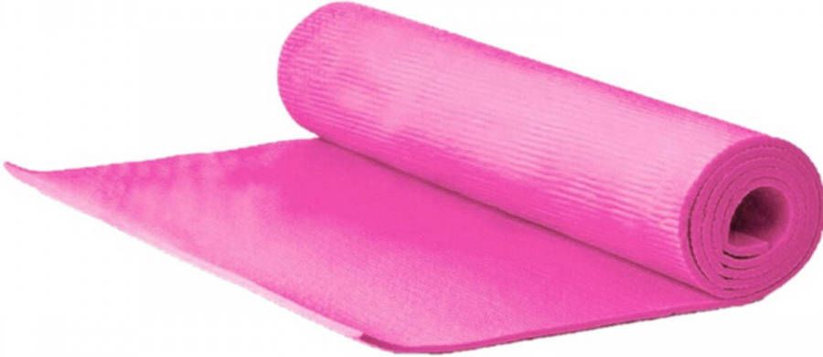 Shoppartners Yogamat fitness mat roze 183 x 60 x 1 cm Fitnessmat