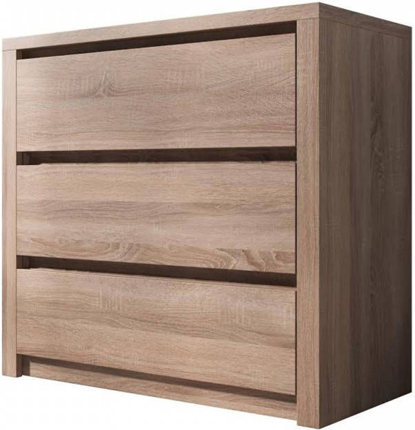 Meubella Dressoir Monaco Truffel Eiken 90 Cm Winkelen Nl