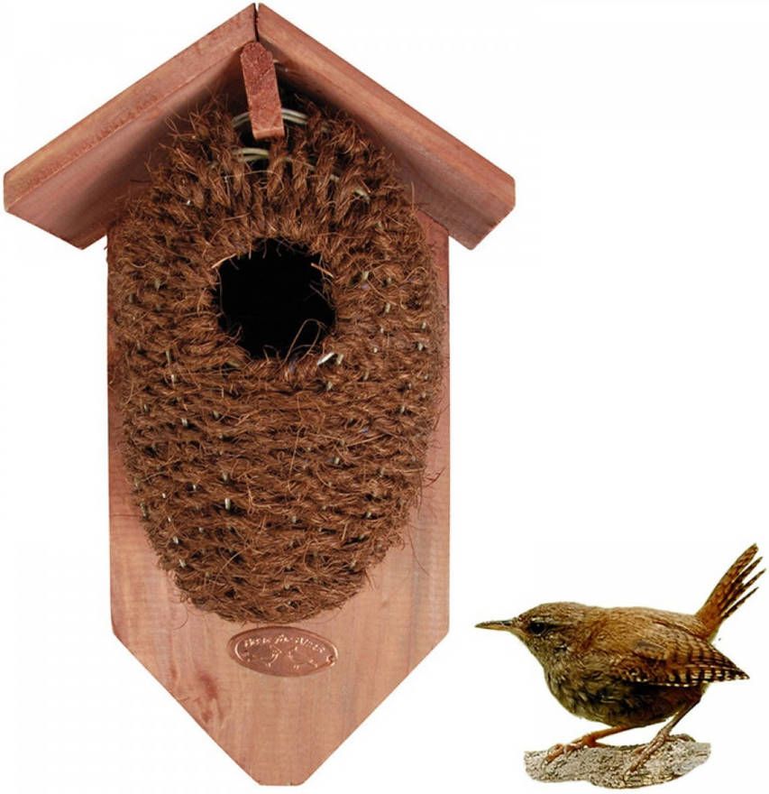 Esschert Design Decoris Vogelhuisje Kokos Nestbuidel 26 Cm