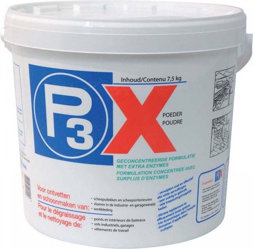 WAYS_ P3-X vloerreinigingsmiddel Floor Degreaser 7 5 kg