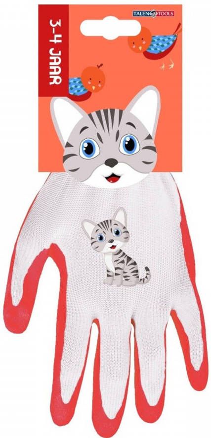 Shoppartners Poes Kinderhandschoenen Tuinier Handschoenen 21 X 14 5 X 2 5 Cm 3-4 Jaar Tuin Klus Handschoenen