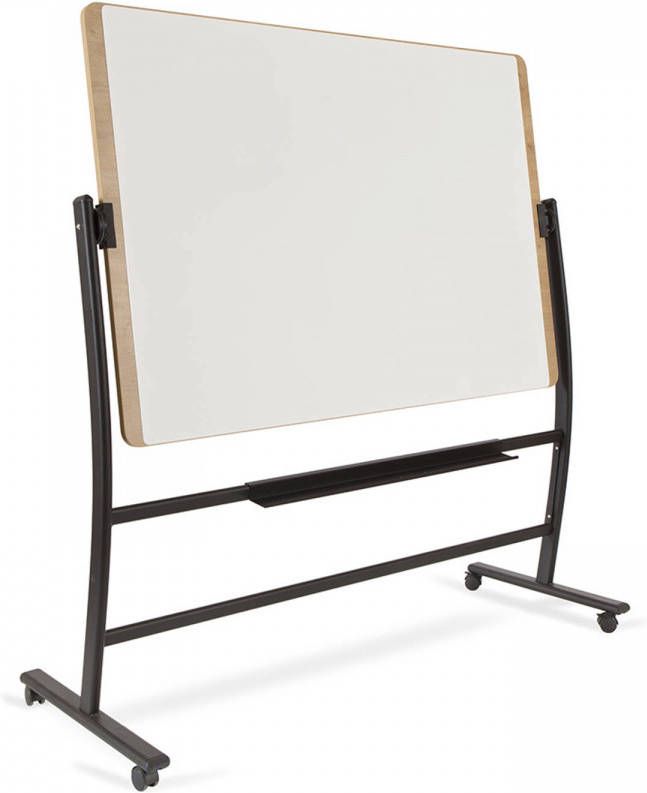 IBuy24 Rocada Natural Verrijdbaar Whiteboard Magnetisch 100 X 150 Cm