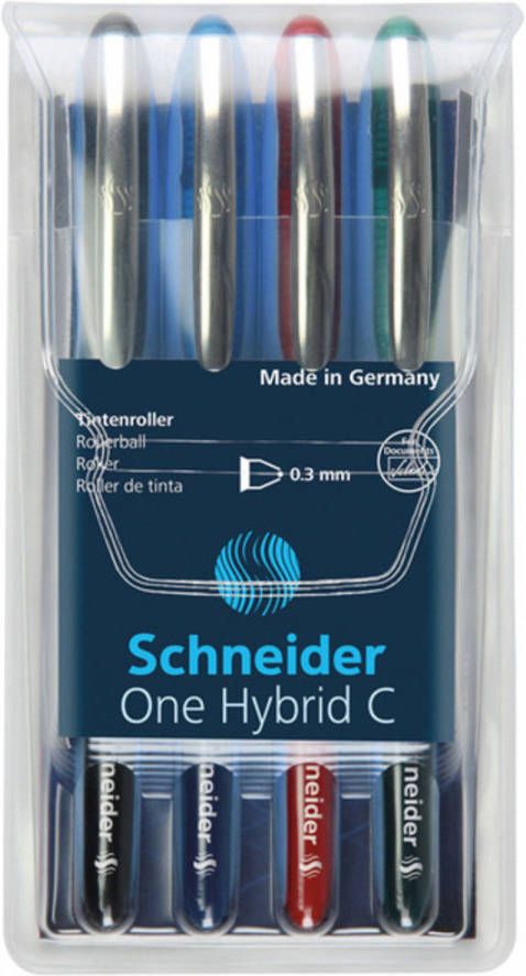 Dobeno rollerball Schneider One Hybrid C 0 3mm etui 4 stuks