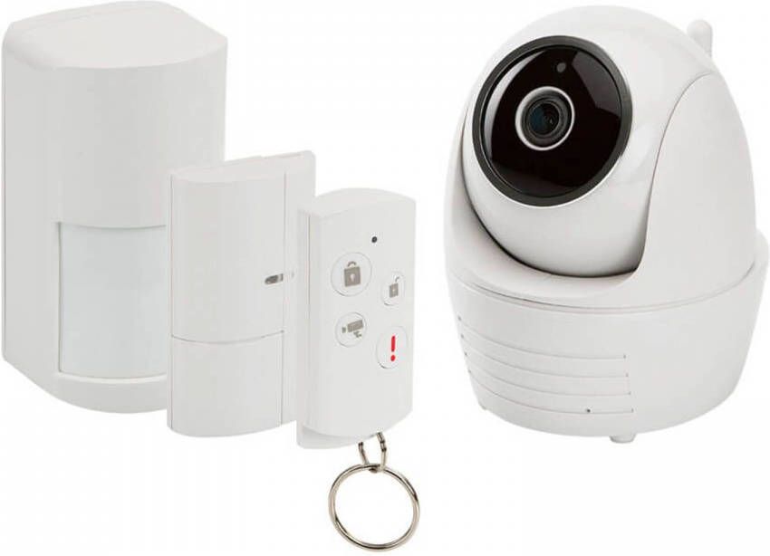 Dobeno SecuFirst ALM314S Alarmsysteem IP-camera FHD 1080P bewegingsmelder deur raam contact afstandsbediening