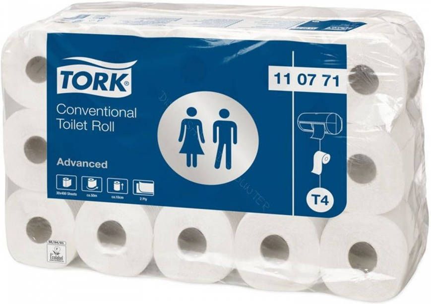 Paagman Tork Traditioneel Toiletpapier Advanced 2-Laags T4 110771