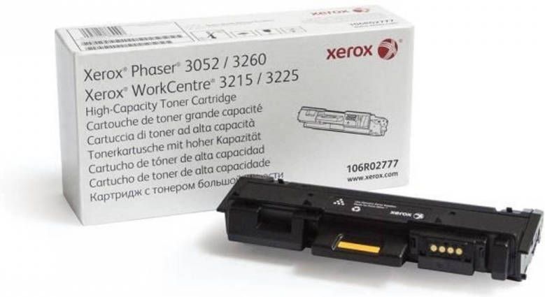 Paagman XEROX-tonercartridge zwart voor PHASER 3260 WorkCentre 3225 hoge capaciteit 3.000 pagina&apos;s