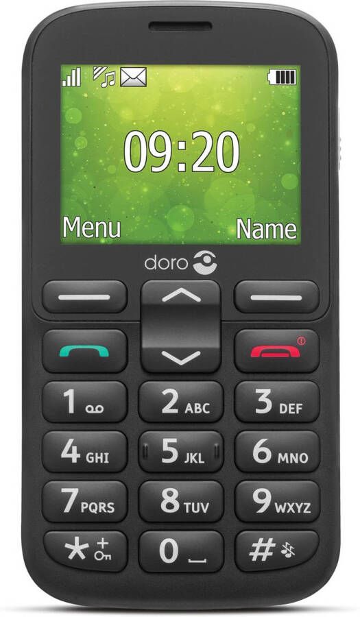 Doro 1381 Eenvoudige 2G GSM Met 2MP Camera (Zwart)