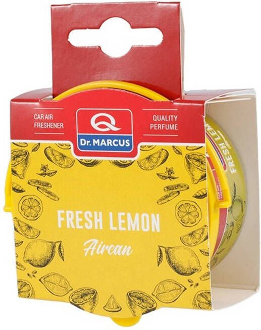 Dr. Marcus Aircan Fresh Lemon luchtverfrisser met neutrafresh technologie 40 gram