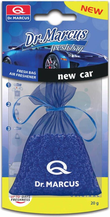 Dr. Marcus geurhanger New Car 20 gram blauw