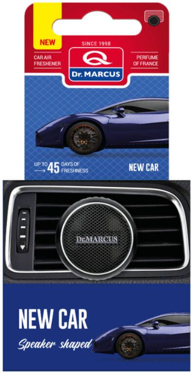 Dr. Marcus New Car Speaker Shaped Luchtverfrisser met NeutraFresh Technologie 45 dagen Geurverspreiding