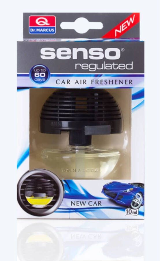 Dr. Marcus Senso Regulated auto luchtverfrisser New Car 10 ml tot 60 dagen geur