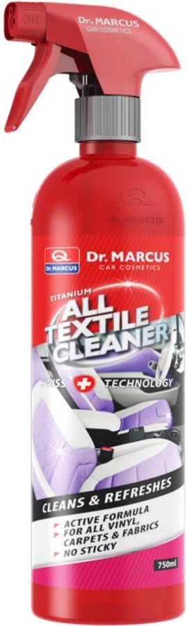 Dr. Marcus Titanium Line All Textile Cleaner Textielreiniger voor alle vinyl tapijt en stoffen 750 ml