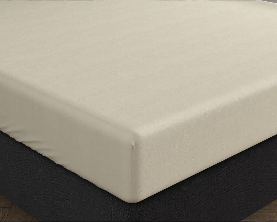 Dreamhouse Bedding Dreamhouse Hoeslaken Dubbel Jersey 80 100x220 100% Katoen Creme