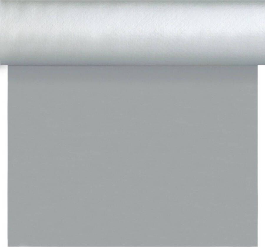 Duni Zilver thema versiering papieren tafelkleed tafelloper placemats op rol 40 x 480 cm bruiloft trouwerij Placemats