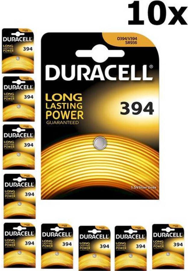 Duracell 10 Stuks (10 Blister a 1st) D394 SR936SW 1.5V knoopcel batterij