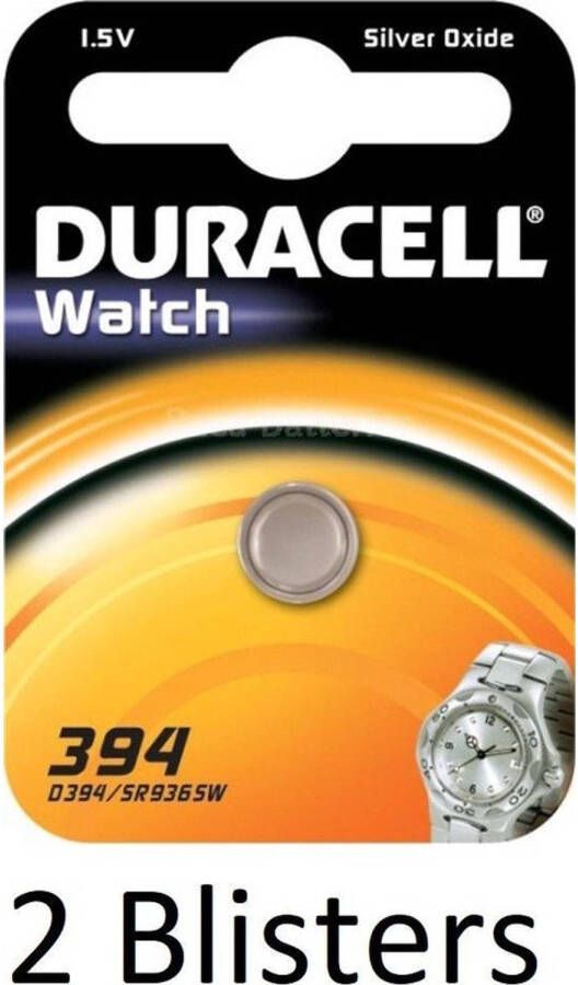 Duracell 2 stuks (2 blisters a 1 st) Knoopbatterij 394 Sbl1