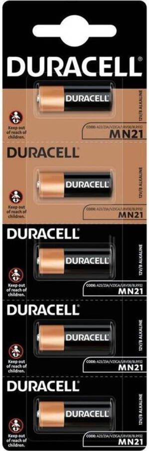 Duracell 23A Alkaline batterij MN21 5 stuks