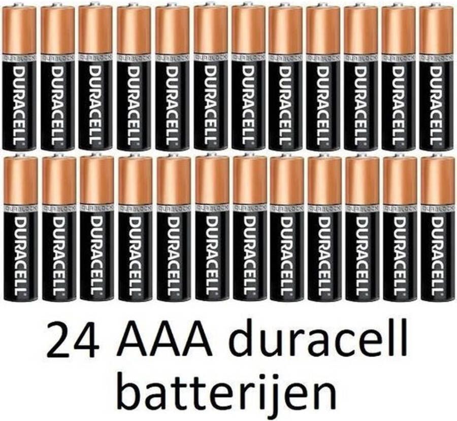 Duracell 24 stuks AAA alkaline batterijen