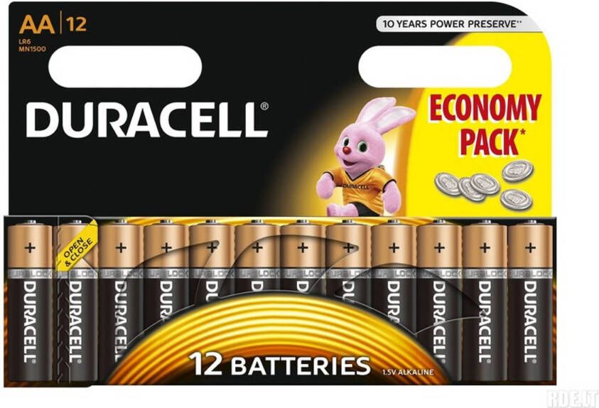 Duracell 24x AA batterijen alkaline Voordeelpak